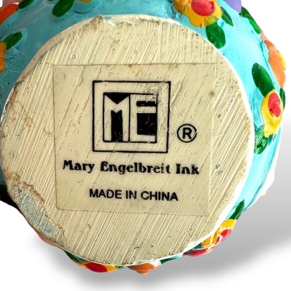 Mary Engelbreit Ceramic Teapot Watering Can Ornaments Set of Three - Picture 4 of 10